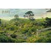 Umelecká tlač The Hobbit - Hobbiton, 40 × 26.7 cm
