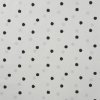 Strima Cotton Poplin Print - dots, čierna/špinavo biela