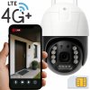 Vonkajšia otočná kamera na SIM kartu GSM LTE 4G, duálna, na monitoring