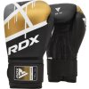 RDX Boxerské rukavice F7 Ego - čierna/zlatá