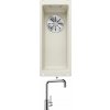 Blanco SUBLINE 160-U biela soft 526802 + Blanco MILI chróm 519413