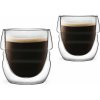 Sklenené šálky v súprave 2 ks na espresso/dvojstenné 70 ml Sferico – Vialli Design
