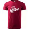Florbal team - Klasické pánske tričko vyššej gramáže - 2XL ( Marlboro červená )