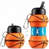 Skladacia fľaša 0,55 l - Basketbalová lopta