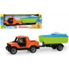 Lena Auto Truckies pickup s vozíkom a loďkou plast 35cm s figúrkou