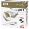MICROLIFE Digitálny tlakomer BP 3AG1 Zlatý automatický s adaptérom na rameno + digitálny teplomer MT 3001