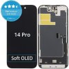 Displej Soft OLED pre iPhone 14 Pro - Dotykové sklo + Rám, DIAGNOSTIC