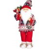 Dekorácia MagicHome Vianoce, Santa, so svetrom, 120 cm