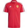 Adidas Manchester United polokošeľa červená pánska