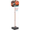 Vidaxl Prenosná basketbalová súprava nastaviteľná 109-141 cm