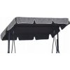 Strieška na záhradnú hojdačku Ferocity sivá 200x120 cm