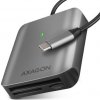 AXAGON CRE-S3C, USB-C 3.2 Gen 1 - SUPERSPEED čtečka karet 3-slot & lun SD/microSD/CF, podpora UHS-II