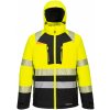Portwest DX430 DX4 Hi Vis Reflexná zimná bunda žltá čierna