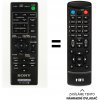 Predátor Sony RM-AMU216 náhradný diaľkový ovládač iného vzhľadu CMT-SBT20