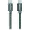 Swissten Datový Kabel Textile USB-C / USB-C 1,2 M Šedý (71527202)