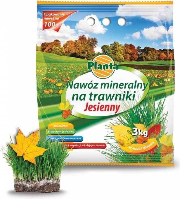 PLANTA Hnojivo trávnikové jesenné 3 kg