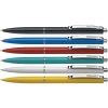 Guľôčkové pero, 0,5 mm, stláčací mechanizmus, telo v rôznych farbách, SCHNEIDER 