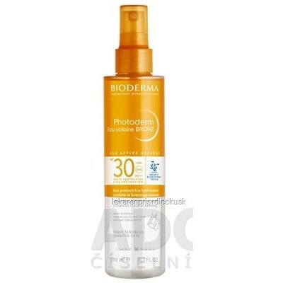 BIODERMA Photoderm BRONZ SPF 30 opaľovacia voda, rozprašovač 1x200 ml