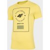 4F tričko s krátkym rukávom H4L22TSM03373S žlté