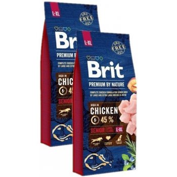 Brit Premium by Nature Senior L + XL 2 x 15 kg