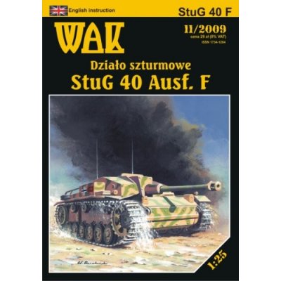 Papierový model útočné delo tank StuG 40 Ausf F