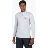 Pánska lyžiarska mikina Rossignol New Hero Classique Hz soft grey