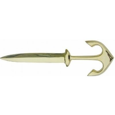 Sea-club Letter Opener Anchor - brass