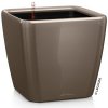 Kvetináč Lechuza Quadro 21 (20cm) Barva: Taupe kompletný set