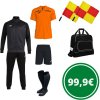 Rozhodcovský 7 kusový set Joma LINESMAN , jasná oranžová Veľkosť: M