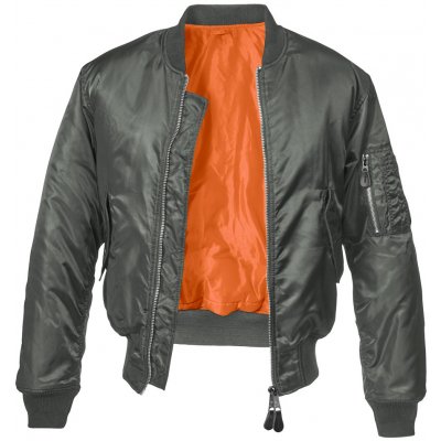 Brandit MA1 jacket black antracitová