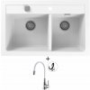 Alveus ATROX 50 white 11 + Alveus MINTAS chróm/biela