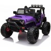 mamido Detské elektrické autíčko Jeep Power fialové