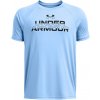 Under Armour UA Tech Split Wordmark SS-BLU