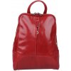 NovaKabelka.sk Eduardo Rosso dámsky kožený batoh červená