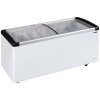 Tefcold Pultová mraznička presklené oblé veko - 395 L - biela - IDB500-W1 | TEFCOLD
