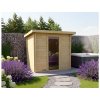 BPP Fatra Exklusiv exteriérová sauna 40 mm, 222 × 222 × 223 cm 66591