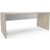 Viva 2 Kancelársky stôl Viva, 180 x 80 x 75 cm, rovné vyhotovenie, dub oyster/biela