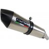 Slip-on exhaust GPR GPE ANN. K.78.GPAN.TO Brushed Titanium including removable db killer and link pipe