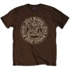 Tričko Black Sabbath - Henry Pyramid Emblem, Unisex,Hnedá,XL