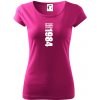 Limited edition 1984 pruh - Dámske tričko Pure - M ( Fuchsiová )