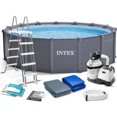 Intex Graphite Gray 478 x 124 cm 26384NP