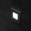 Hera LED nástenné svietidlo Wall F, čierne, 7,5 x 7,5 cm, plech - 20202720103