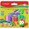 Plastelína KEYROAD neónová, blister 12 ks, mix farieb