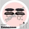 Sada brzdových platničiek kotúčovej brzdy OTTO ZIMMERMANN 25022.185.2
