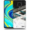 Picasee ULTIMATE CASE pro Xiaomi Redmi Note 9 Pro - Black & White geometry