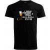 Tričko Pivo je moja krvná skupina (Tričko s potlačou piva, pivo je moja krvná skupina)