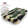 DRYBED Premium Vet Bed Army camo tmavozelený 100 x 75 cm