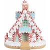 Clayre & Eef Farebná perníková chalúpka Gingerbread House - 16 * 13 * 15 cm - Clayre & Eef