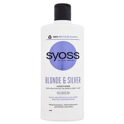 Syoss Blonde & Silver Conditioner kondicionér pro blond a šedivé vlasy 440 ml