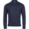 TeeJays svetr TJ 6002 polo pletený pánský COT18600200301 navy
